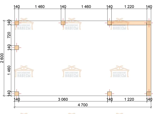 НАВЕС-БЕСЕДКА ЛАВАНДА — Фото 2