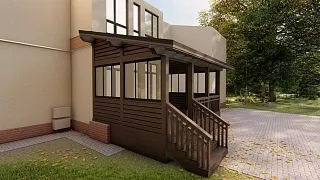 ВЕРАНДА К ДОМУ СИГМА - миниатюра