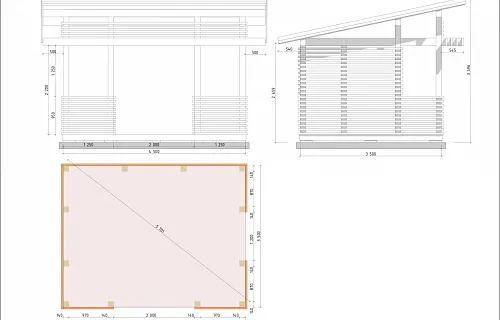 НАВЕС-БЕСЕДКА ПЕРСИЯ — Фото 3