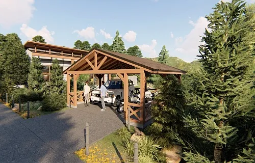 Навес для двух машин ПРОВАНС — Фото 5