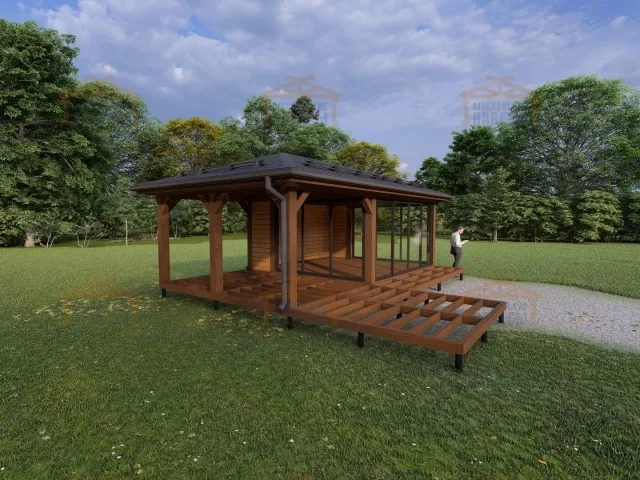 Застекленная беседка АДМИРАЛ 2.0 — Фото 7