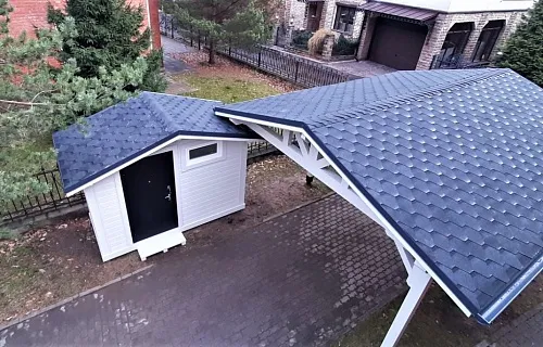 Навес для авто и хозблок ИЗМИР — Фото 3