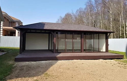 Застекленная беседка ЛЕТНЯЯ РОЩА — Фото 4