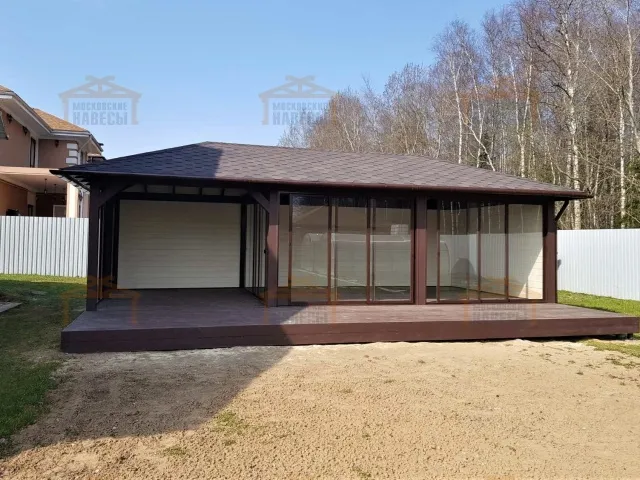 Застекленная беседка ЛЕТНЯЯ РОЩА — Фото 4