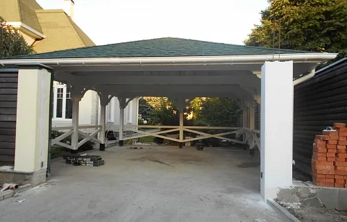 Навес для двух машин РЕНЕССАНС — Фото 2