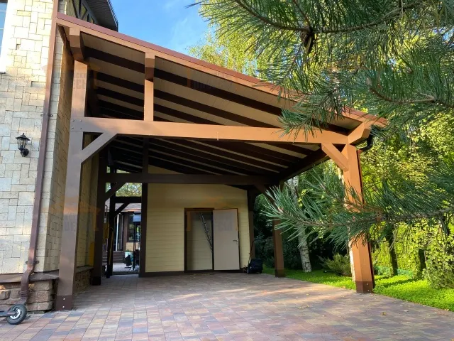 Навес с хозблоком ОРИОН — Фото 4