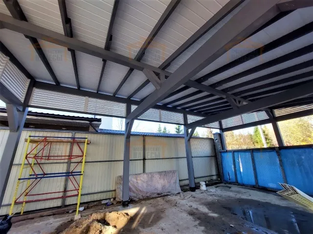 Навес односкатный для автомобилей ОСТИН — Фото 2