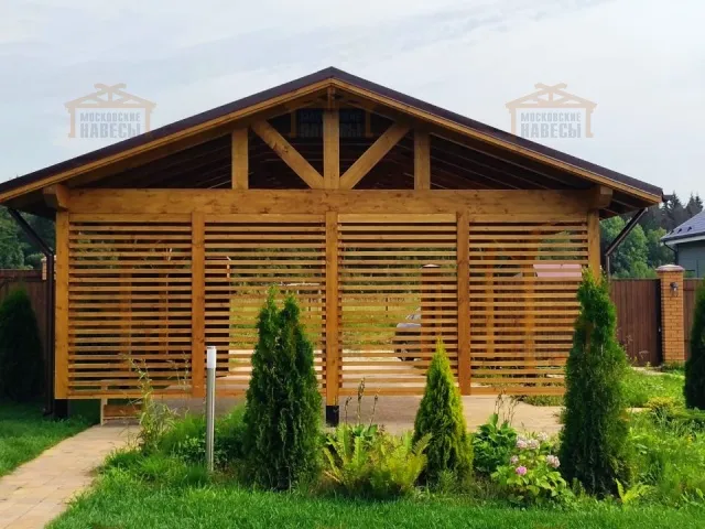 Навес для двух машин КАНТРИ 2.0 — Фото 4