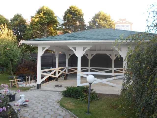 Навес для двух машин РЕНЕССАНС — Фото 5