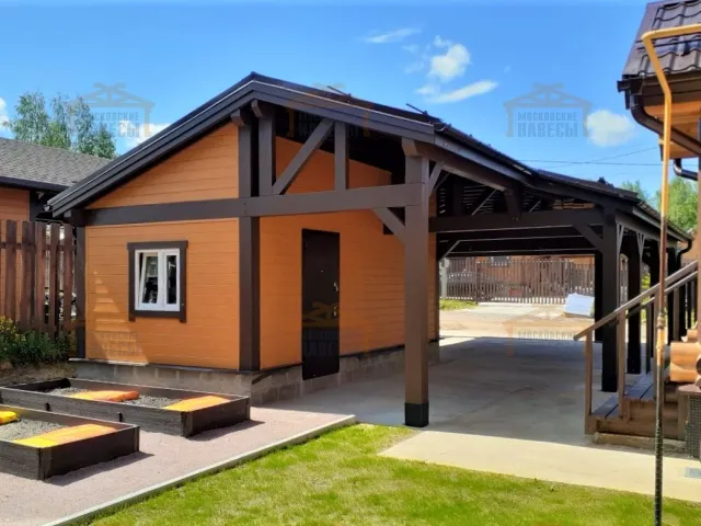 Навес с хозблоком АТМОСФЕРА — Фото 2