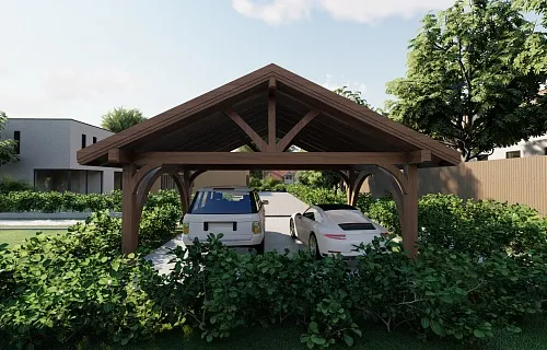 НАВЕС С ГНУТОКЛЕЕНЫМИ БАЛКАМИ АРКАДИЯ — Фото 5