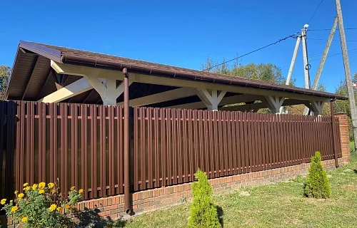 Деревянный навес РУБЛЕВСКИЙ — Фото 7