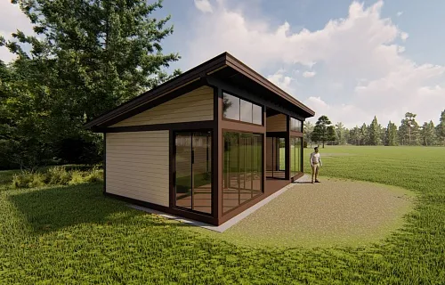 Застекленная беседка КАМЕЯ 2.0 — Фото 3