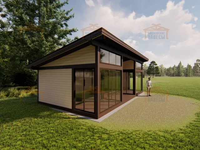 Застекленная беседка КАМЕЯ 2.0 — Фото 3