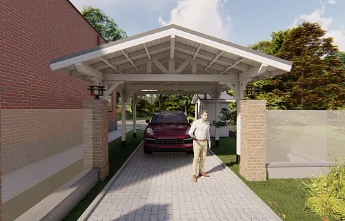 Навес для авто и хозблок ИЗМИР — Фото 7