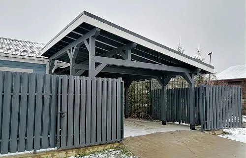 Навес с хозблоком СЕНАТОР — Фото 5