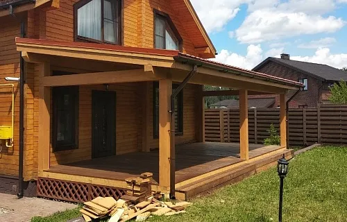 ВЕРАНДА К ДОМУ ХВОЙНАЯ — Фото 2