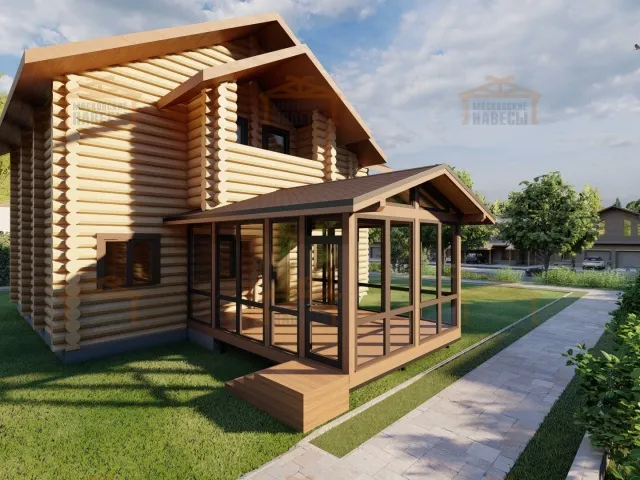 ВЕРАНДА К ДОМУ ЭДЕЛЬВЕЙС — Фото 2