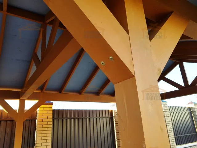 Гараж и навес для автомобилей БАРВИХА — Фото 7