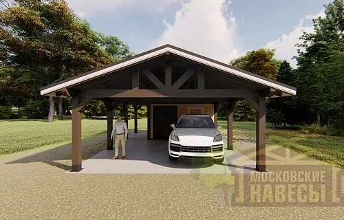 Навес с хозблоком ГАМАЮН — Фото 6