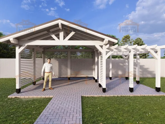 НАВЕС-БЕСЕДКА АДРИЯ 2.0 — Фото 8