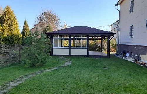 Застекленная беседка ГРАФСКАЯ ПРИСТАНЬ 3.0 — Фото 3