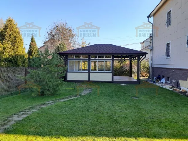 Застекленная беседка ГРАФСКАЯ ПРИСТАНЬ 3.0 — Фото 3