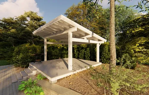 НАВЕС-БЕСЕДКА ВЕРСАЛЬ — Фото 4