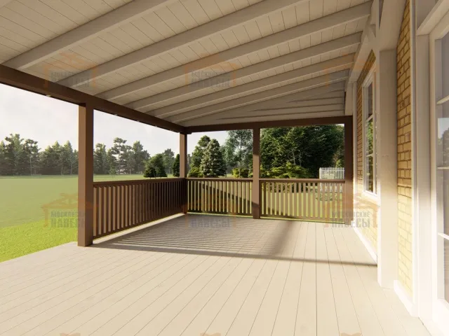 ВЕРАНДА К ДОМУ РОСИНКА — Фото 8