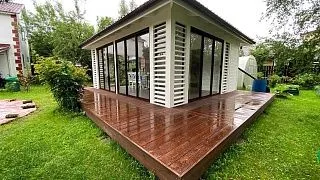 Застекленная беседка ФИОНА - миниатюра