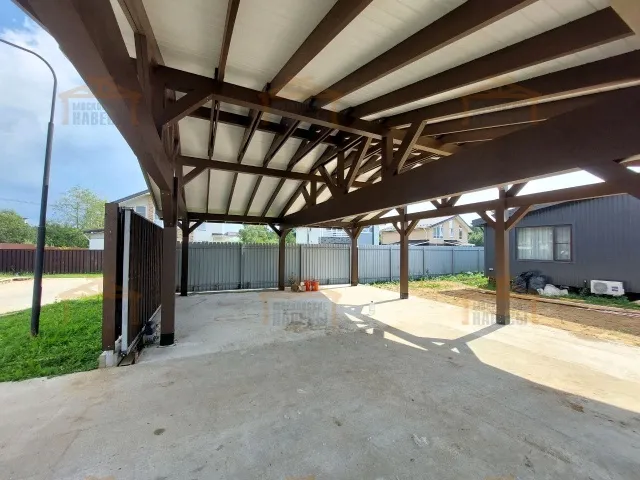 Деревянный навес ЭРМИТАЖ — Фото 3