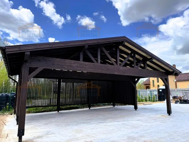 Навес для трех машин ТРИО — Фото 11