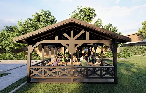 Навес для барбекю ЛУИЗИАНА — Фото 8