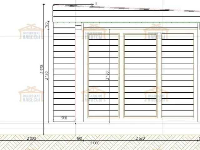 Застекленная беседка САДОВЫЙ ОФИС — Фото 13