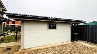 Навес для двух машин с хозблоком ИСТРА - миниатюра