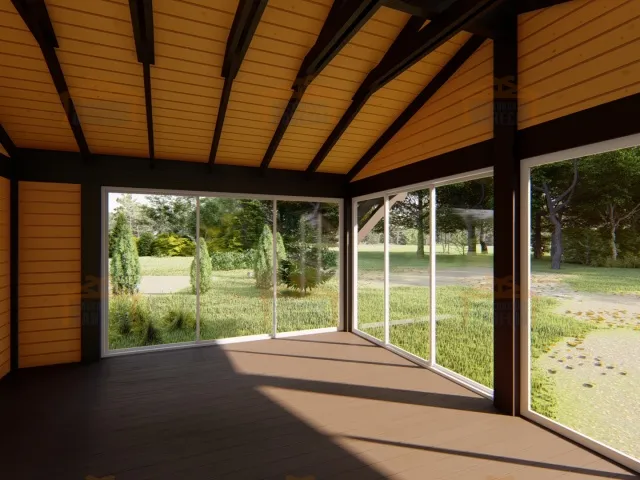 Застекленная беседка МОНТАНА 4.0 — Фото 6