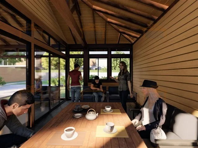 Застекленная беседка ГРАФСКАЯ ПРИСТАНЬ — Фото 8