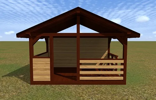 НАВЕС-БЕСЕДКА ОРФЕЙ — Фото 7