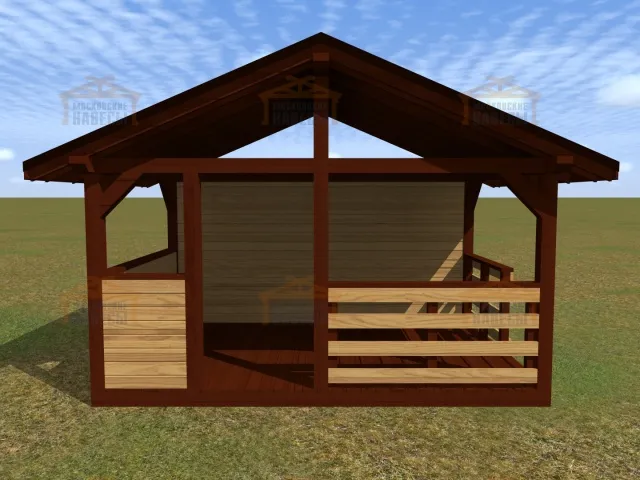 НАВЕС-БЕСЕДКА ОРФЕЙ — Фото 7