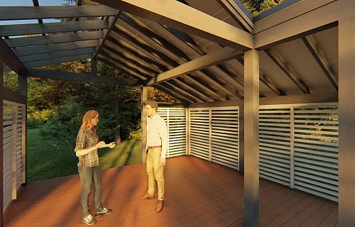 НАВЕС-БЕСЕДКА СВЯТАЯ ГОРА — Фото 7