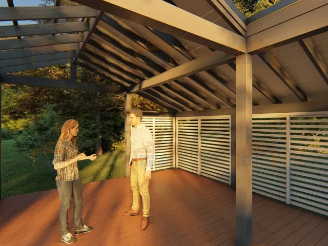 НАВЕС-БЕСЕДКА СВЯТАЯ ГОРА — Фото 7