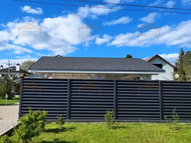 Навес для двух машин КАНТРИ — Фото 3