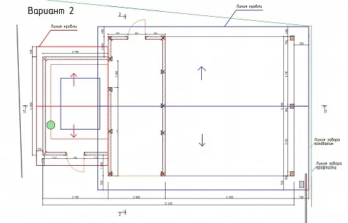 Навес для двух машин с хозблоком ФЭМИЛИ — Фото 10