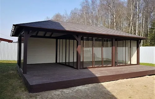 Застекленная беседка ЛЕТНЯЯ РОЩА — Фото 5