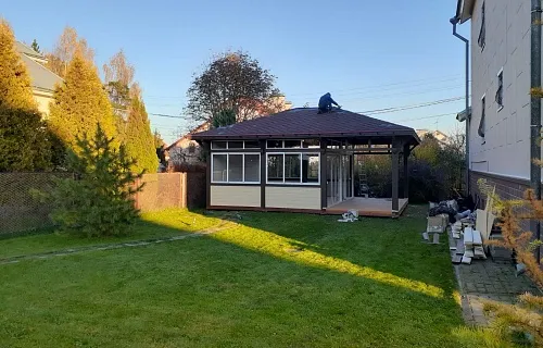 Застекленная беседка ГРАФСКАЯ ПРИСТАНЬ 3.0 — Фото 4