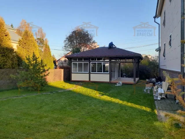 Застекленная беседка ГРАФСКАЯ ПРИСТАНЬ 3.0 — Фото 4