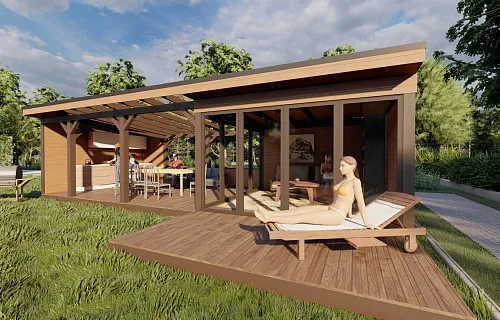 Застекленная беседка ДОЛЬЧЕ ВИТА — Фото 3