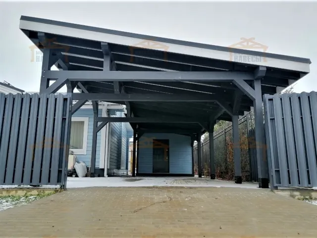 Навес с хозблоком СЕНАТОР — Фото 4