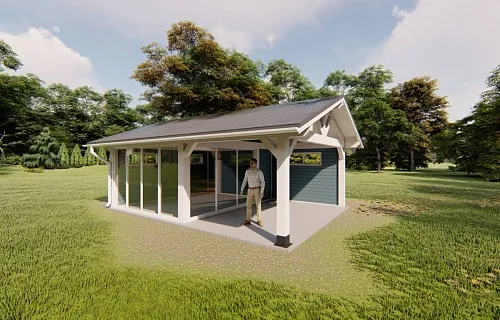 Застекленная беседка БУРЕВЕСТНИК — Фото 9