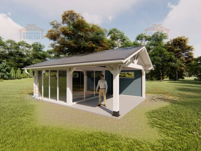 Застекленная беседка БУРЕВЕСТНИК — Фото 9